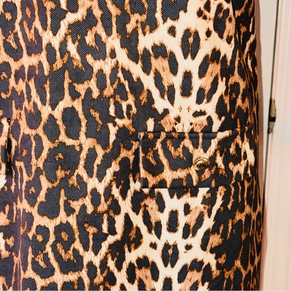 Zara Brown Leopard Print Mini Dress - Picture 6 of 6